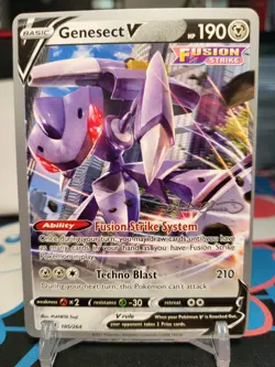 Genesect V 185/264 2022 Pokemon World Championships Fusion Strike Variant - Image 1