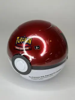 Pokemon TCG PokeBall Tin - Standard Ball H24 - Sealed NEW - 3 Booster Packs - Image 1