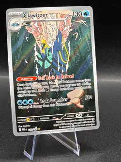 Clawitzer 141/132 Pokemon Mega Evolution Illustration Rare Near Mint NM - Image 1