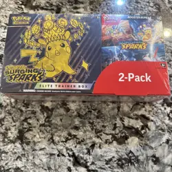 Pokemon Surging Sparks Elite Trainer Box/Booster Bundle Costco Two Pack - Image 1