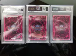 Psa 10 Yu-Gi-Oh! Dark Magician GIrl DDM Promo Full Set Of 3 Secret Rare - Image 2
