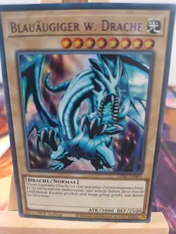 Blauaugiger w. Drache LDS2-DE001 Ultra Rare Lila Deutsch NM YUGIOH - Image 1