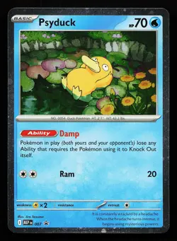 Psyduck 007 Cosmos Holo Mega Evolutions Promo Pokemon Card - Image 1