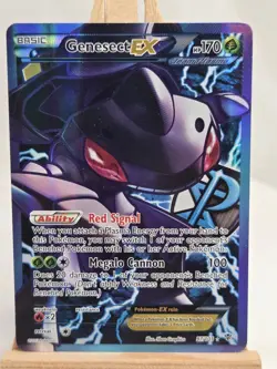 Pokemon TCG Genesect EX Team Plasma 97 Full Art Holo Card 97 /101 Plasma Blast - Image 4