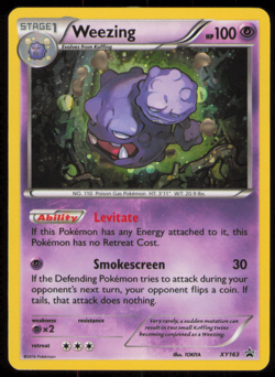 Pokemon Card - Weezing - XY163 - Cosmos Holo - XY Promo - Near Mint - Image 1