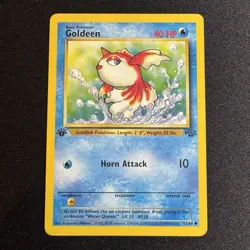Goldeen 53/64 Common Jungle 1st Edition Non Holo Pokemon Card - Image 1
