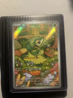 Snivy Pokemon Card Holo #1/12 Tackle Vine Whip Attack - Image 1