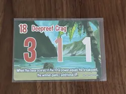 Smash Up Deepreef Crag Promo Card Dead Reckoning Kickstarter Exclusive AEG Games - Image 1