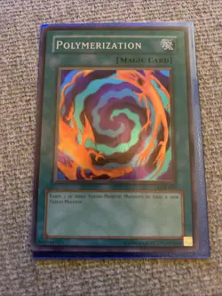 Yu-Gi-Oh! Polymerization LOB-059 Super Rare Unlimited Holo Card LP - Image 2