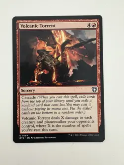 Volcanic Torrent MTG Magic the Gathering Card NM Near Mint OTC - Image 1