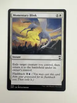 Momentary Blink MTG Magic the Gathering Card NM Near Mint KHC - Image 1