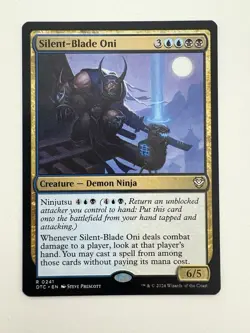 Silent-Blade Oni MTG Magic the Gathering Card NM Near Mint OTC - Image 1