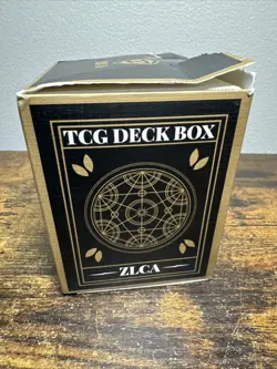 ZLCA TCG Deck 100 Card Box For Card Games Or Collection Storage White - Image 2