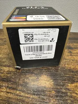 ZLCA TCG Deck 100 Card Box For Card Games Or Collection Storage White - Image 4