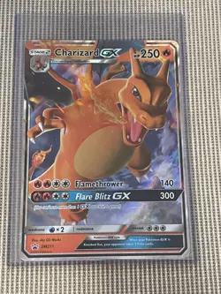 POKEMON 2019 HIDDEN FATES SM211 CHARIZARD GX JUMBO PROMO CARD - Image 1