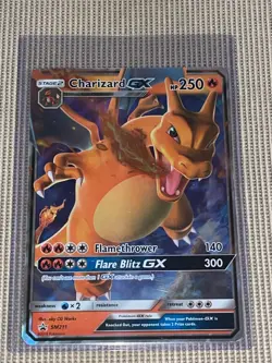 POKEMON 2019 HIDDEN FATES SM211 CHARIZARD GX JUMBO PROMO CARD - Image 2