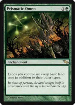 MTG English Prismatic Omen NM Foil Shadowmoor - Image 1