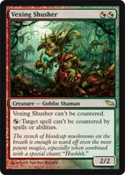 MTG English Vexing Shusher NM Normal Shadowmoor - Image 1