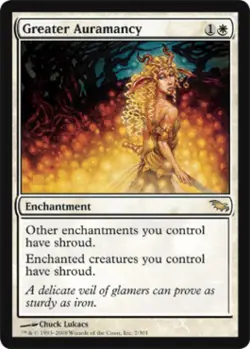MTG English Greater Auramancy NM Normal Shadowmoor - Image 1
