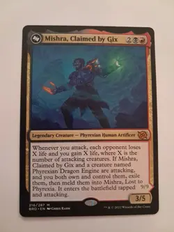 Mishra, Claimed by Gix NM MTG The Brothers' War Magic the Gathering - Image 1
