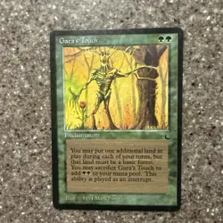 Gaea's Touch Magic the Gathering The Dark MTG Enchantment - Image 1