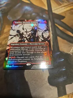 Solphim, Mayhem Dominus (Showcase) (Step-and-Compleat Foil) -Foil Near Mint MTG - Image 3