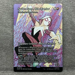Spider-Gwen, Web-Warrior - Marvel (MAR) #24 NM Borderless Foil MTG - Image 1
