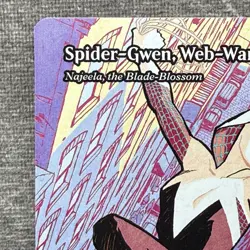 Spider-Gwen, Web-Warrior - Marvel (MAR) #24 NM Borderless Foil MTG - Image 2