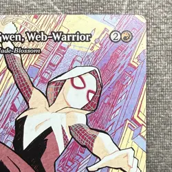 Spider-Gwen, Web-Warrior - Marvel (MAR) #24 NM Borderless Foil MTG - Image 3