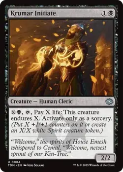 Krumar Initiate -Foil Near Mint MTG Tarkir: Dragonstorm - Image 1