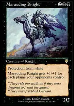 Marauding Knight - Medium Play MTG Invasion - Image 1
