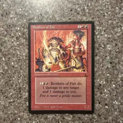 MTG Brothers of Fire The Dark Regular Uncommon Magic The Gathering - Image 1
