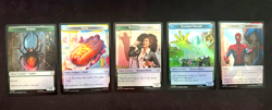 MTG Marvel's Spider-Man Token Lot - 1 of Each Double-Sided Foil - Image 1