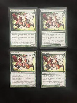 Wild Nacatl #152 x4 [Shards of Alara] LP/MP Magic MTG Cards - Image 1