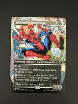 Spectacular Spider-Man Borderless - SPM 0014 - NM - MTG Magic Regular - Image 1
