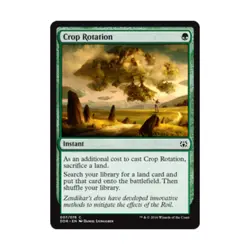 WOTC Mtg Duel Decks Nizza vs. Ob Nix Crop Rotation (C) NM - Image 1