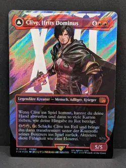 Clive Ifrit's Dominant SURGE FOIL FFXVI Final Fantasy 16 MTG Magic GERMAN NM - Image 1