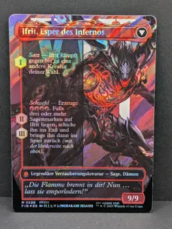 Clive Ifrit's Dominant SURGE FOIL FFXVI Final Fantasy 16 MTG Magic GERMAN NM - Image 2