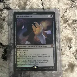 MTG Marvel's Spider-Man. The Soul Stone FOIL. #66 MINT, Unplayed. - Image 1