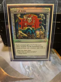 Coat of Arms -Foil Moderate Play MTG Magic 2010 Core Set - Image 1