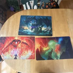 Magic The Gathering MTG Playmat 3 pack as seen - Image 1