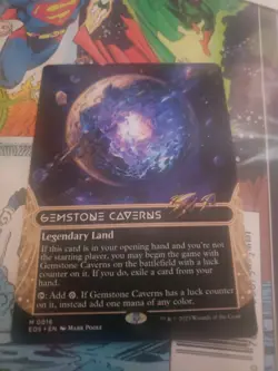 Gemstone Caverns (Mythic Borderless) #16 EOE Stellar Sights MTG NM - Image 1