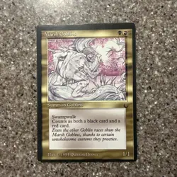 Marsh Goblin MTG Card Dark Series Magic The Gathering - Image 1