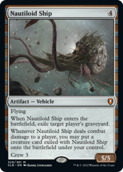 MTG Nautiloid Ship, NM-Mint, English Commander Legends: Battle for Baldur's Gate - Image 1