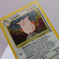 Pokemon TCG - Clefable 1/64 Jungle Holo Rare WOTC 1999 - MP - Image 1