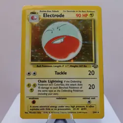 Pokemon TCG - Electrode 2/64 Jungle Holo Rare WOTC 1999 - MP Crease - Image 2
