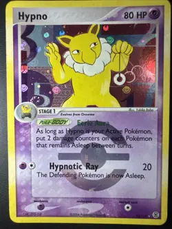 Hypno 25/112 FireRed & LeafGreen Reverse Holo Pokemon Card 2004 NM - Image 1