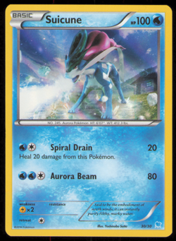 Pokemon TCG Suicune 30/30 Trainer Kit Holofoil Promo Rare Nintendo NM Near Mint - Image 1