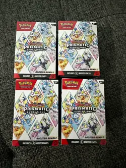 Pokemon Scarlet and Violet Prismatic Evolutions Booster Bundle! FACTORY SEALED! - Image 1
