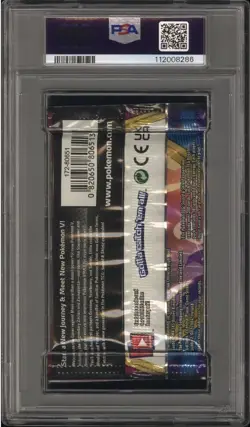 PSA 10 Gem Mint Pokemon Sword & Shield Base Sealed Foil Booster Pack Zamazenta - Image 2